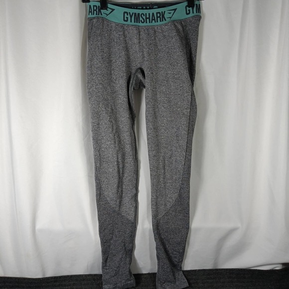 Gym Shark Women Athletic Workout Leggings Gray - Picture 1 of 7